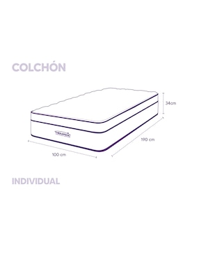 Colchón regular Therapedic dalton