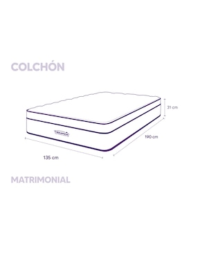 Colchón regular Therapedic cali