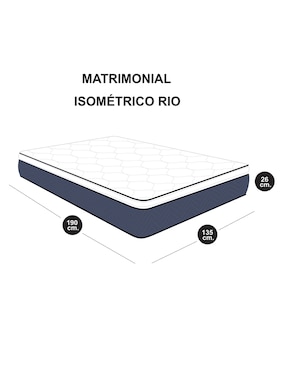 Colchón regular Restonic RIO MoonCare confort medio