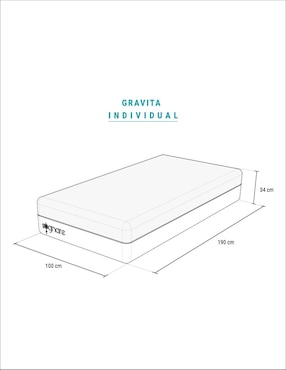Colchón en caja Sognare Gravita G1-S