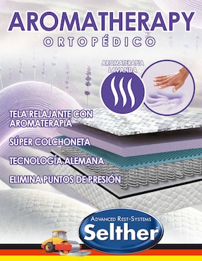 Colchón regular Selther Tranquility Acero & Microcel confort medio