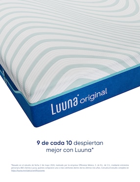 Colchón en caja Luuna original cooling