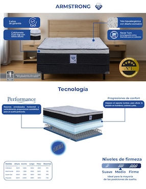 Colchón regular Spring Air armstrong