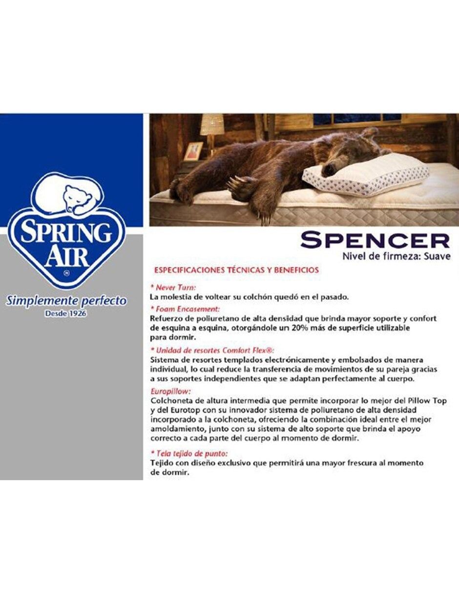 Colchón regular spencer 3