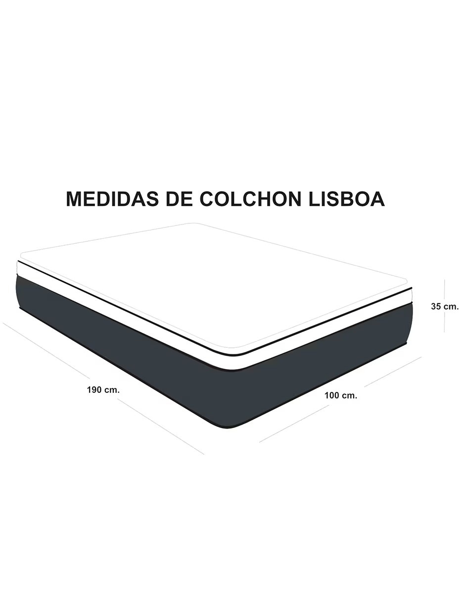 Colchón Lisboa confort medio 6