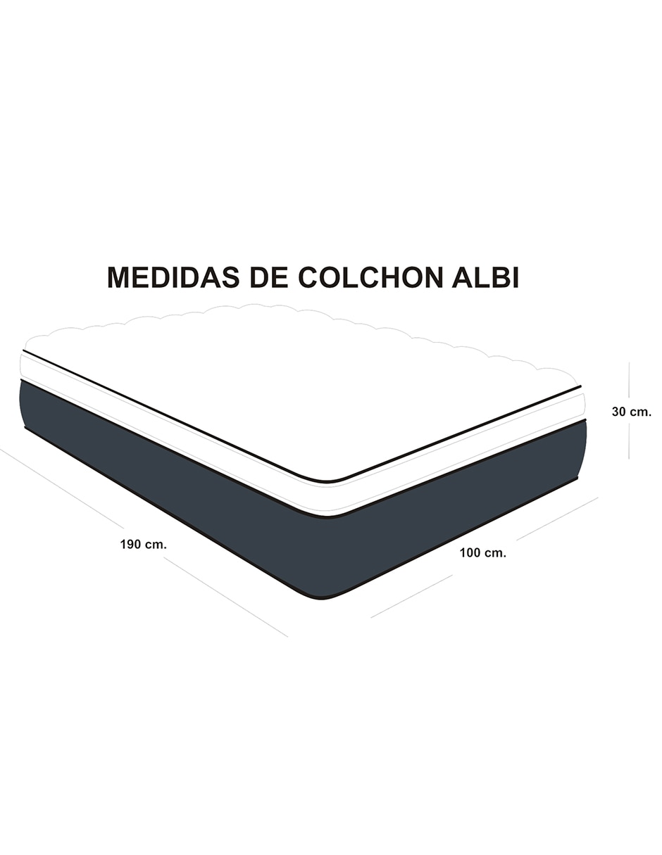 Colchón Albi confort medio 6