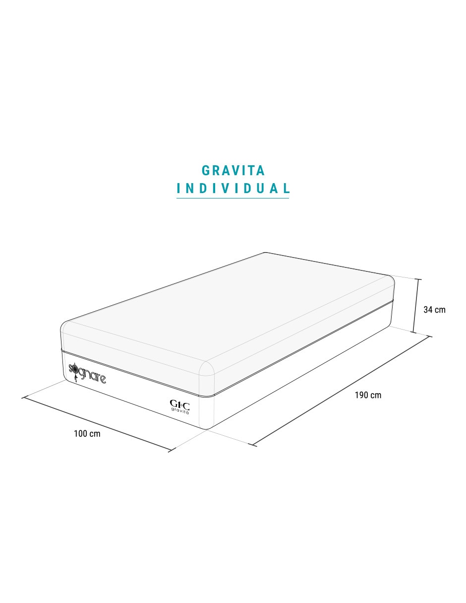 Colchón regular Gravita confort medio 5