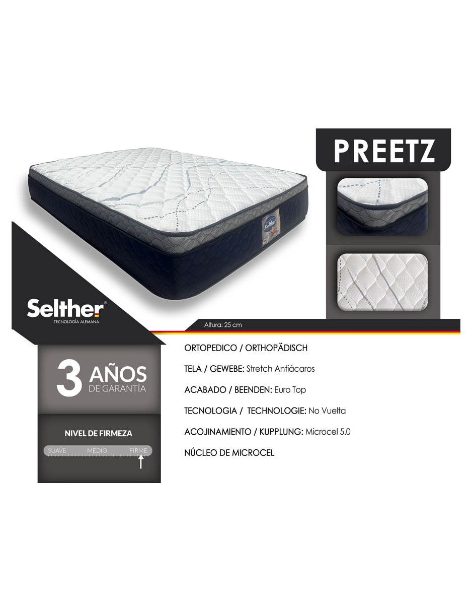 Colchón regular preetz 7